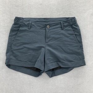 Free Fly Shorts Womens Medium Blue Bamboo Charcoal Blend Outdoor Hiking Stretch